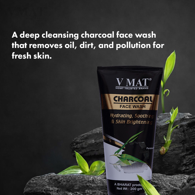VMAT Charcoal Face Wash with Activated Charcoal